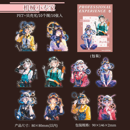 #02980 Professional Girl Series Sticker