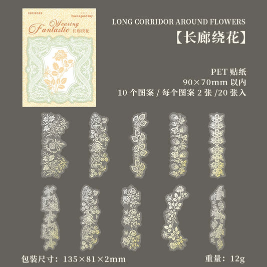 #20188 Lace Strip Series Sticker