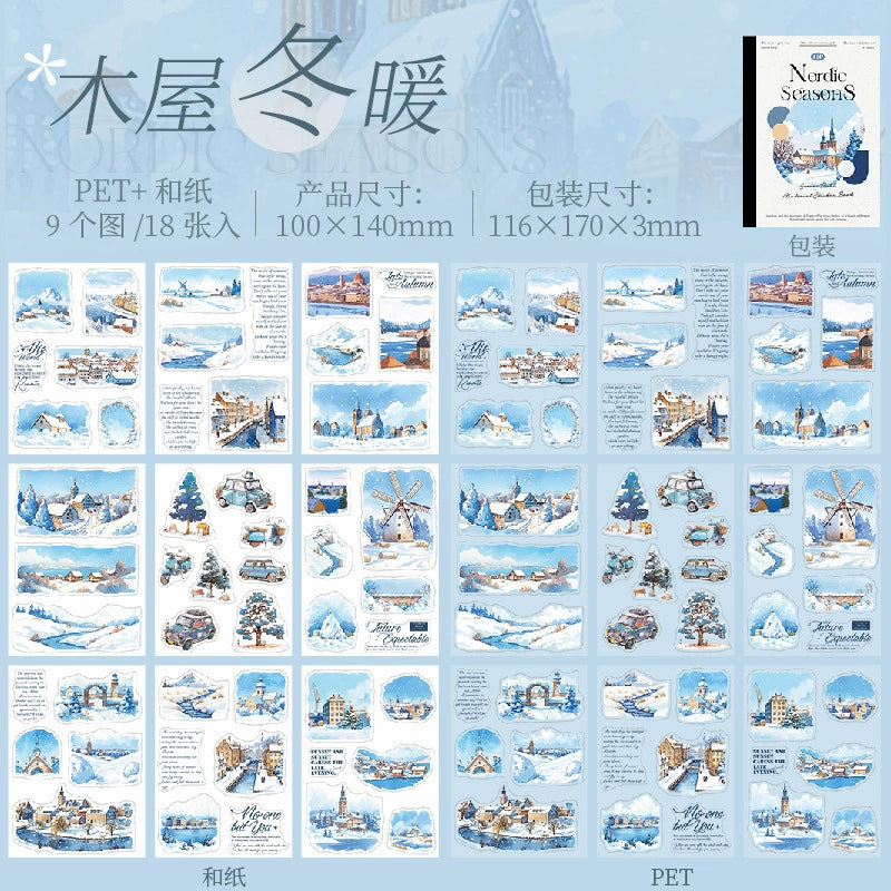 #02972 Nordic Seasons Series Sticker Book