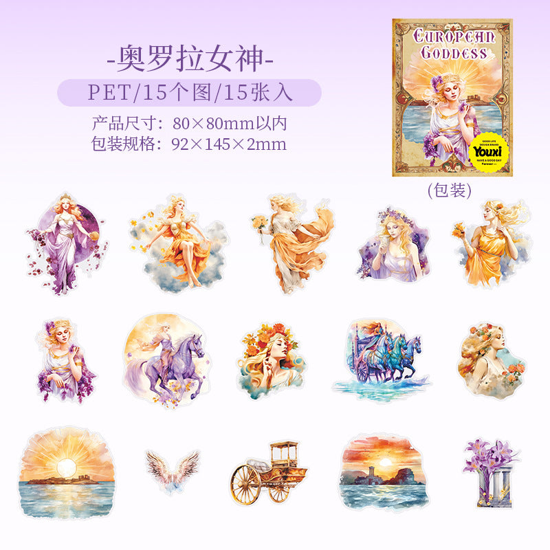#02938 European Goddesses Series Sticker