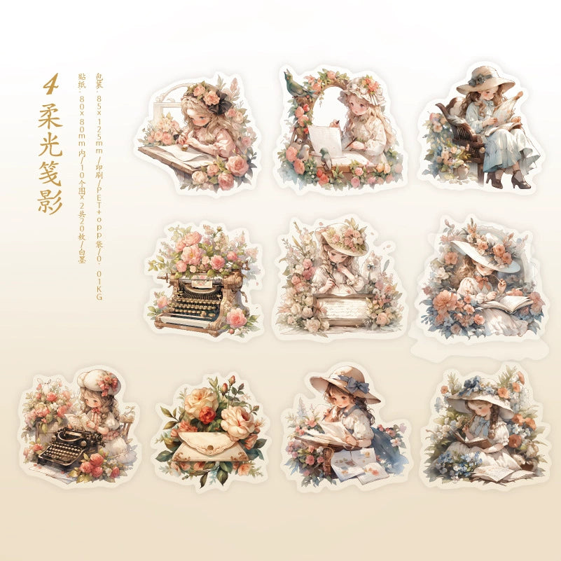 #20113 Flower Girl Series Sticker