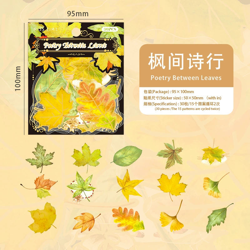 #20014 Autumn Leaves Series Sticker