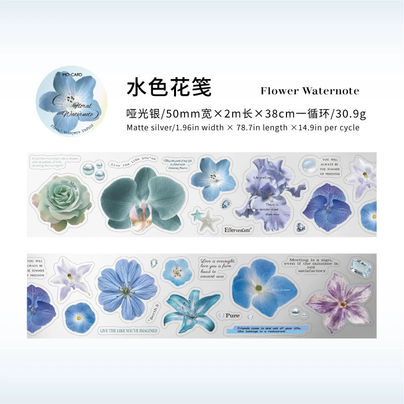 #03191 Flower Word Series Precut Tape