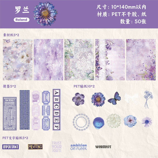 #20353 Flower Series Sticker/Paper