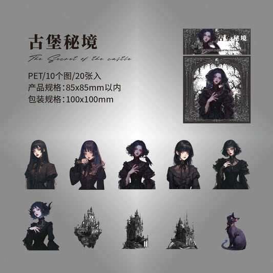 F4#20142 Fairy and Flower Series Sticker