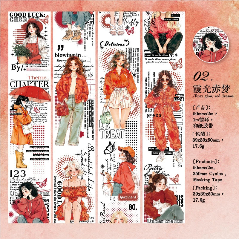 #03215 Girls Letter Series Tape