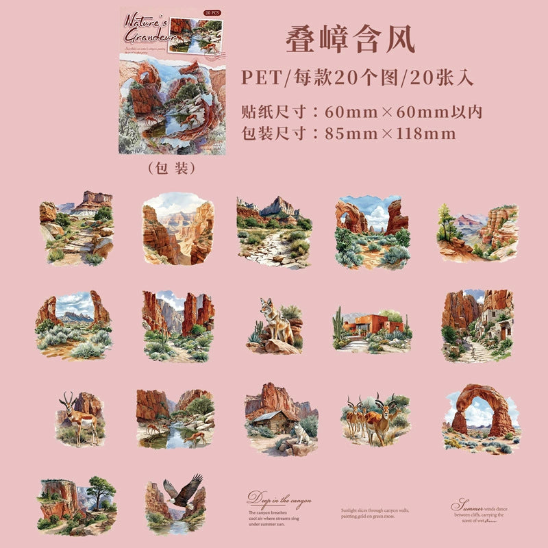 #20069 Natural Scenery Series Sticker