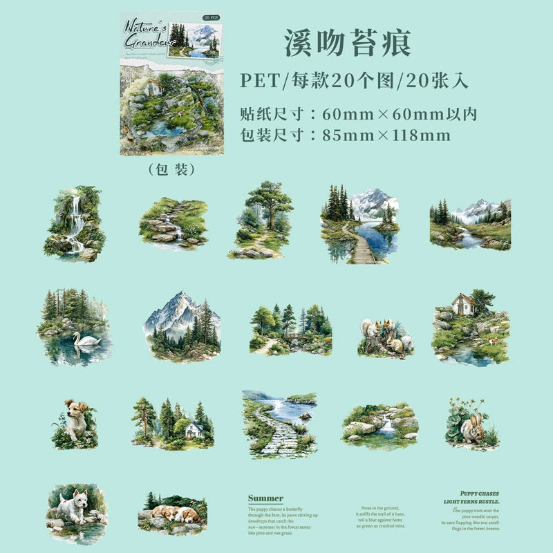 #20069 Natural Scenery Series Sticker