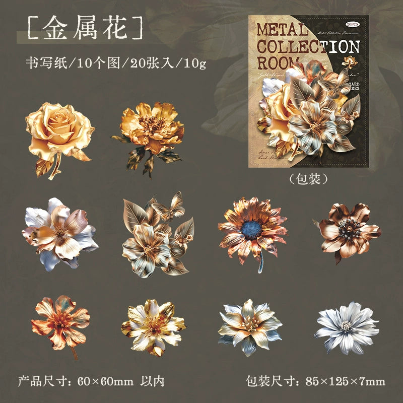 #02895 Vintage Metal Series Sticker