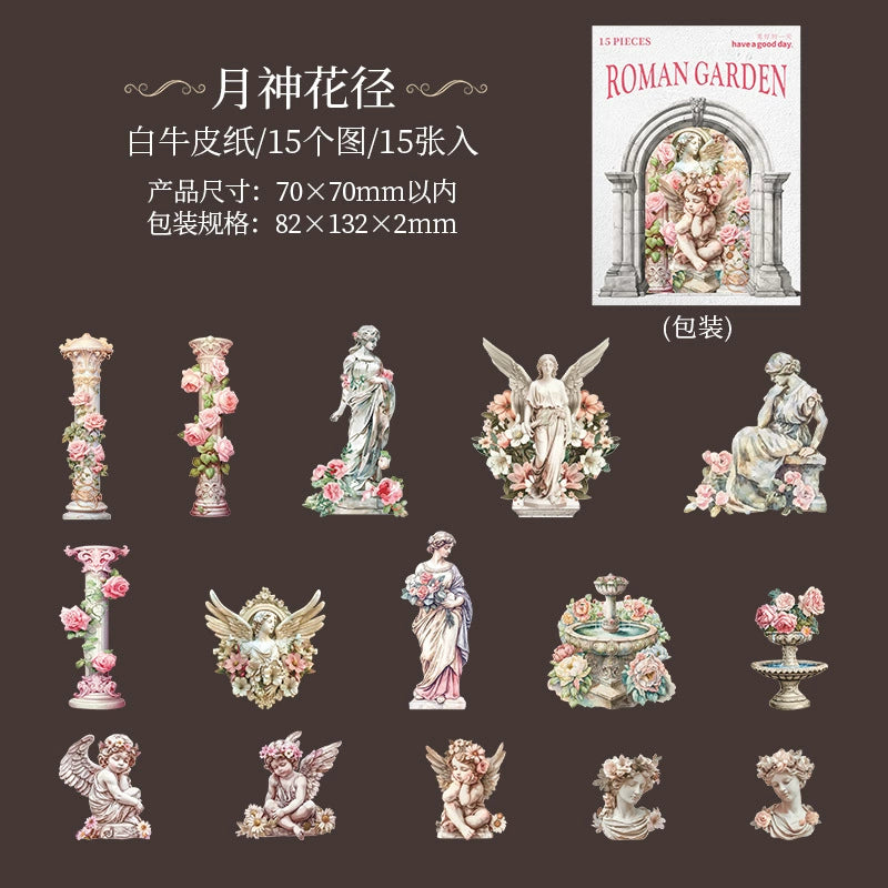 #02961 Roman Garden Series Sticker