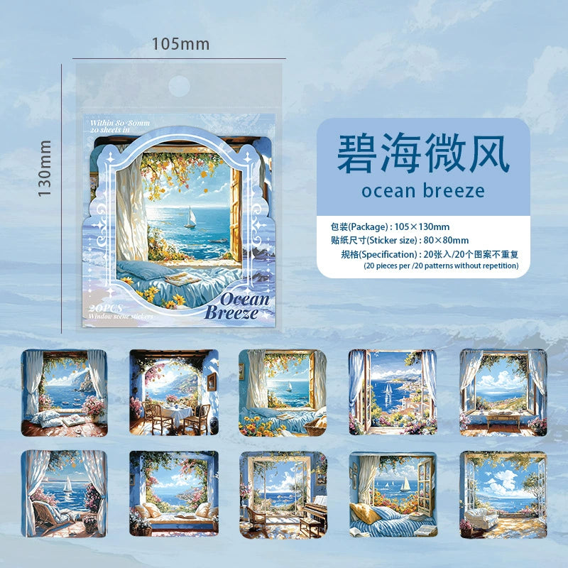 #20473 Window Scenery Series Sticker