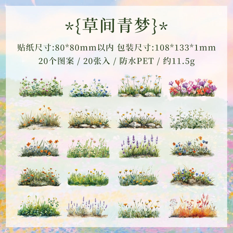#20213 Green Grass Series Sticker