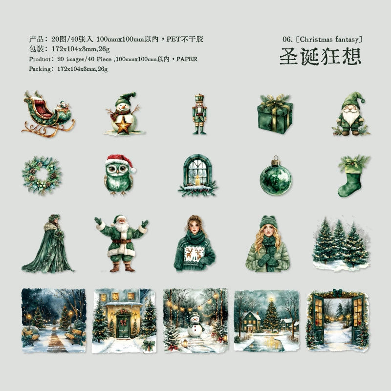 #20112 Christmas Series Sticker