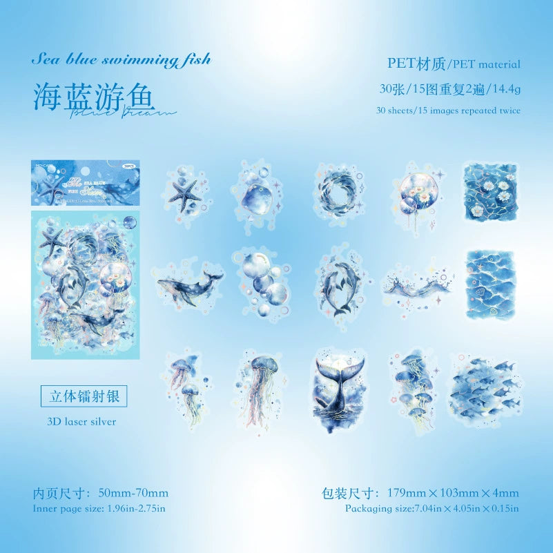 #20036 Blue Dream Series Sticker