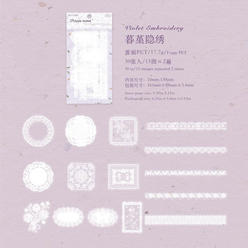 #20035 Lace Frame Series Sticker