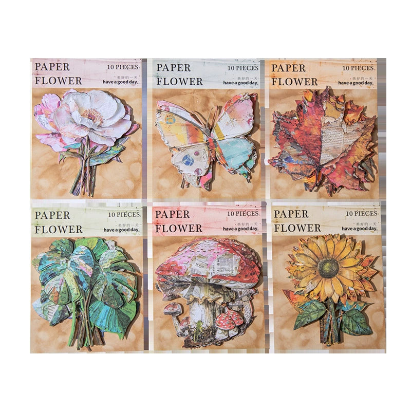 #02934 Paper Flower Series Sticker