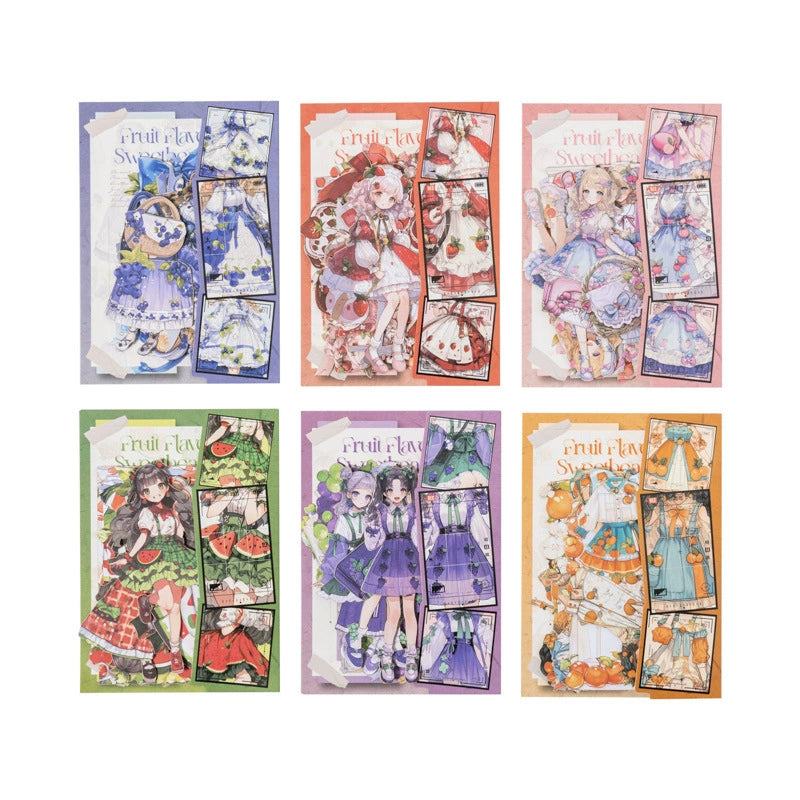 #02924 Fruit Girl Series Sticker