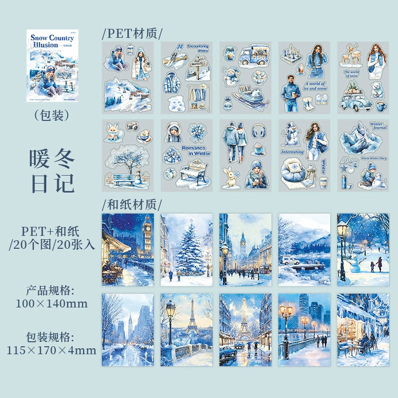 #20194 Snow City Series Sticker Book
