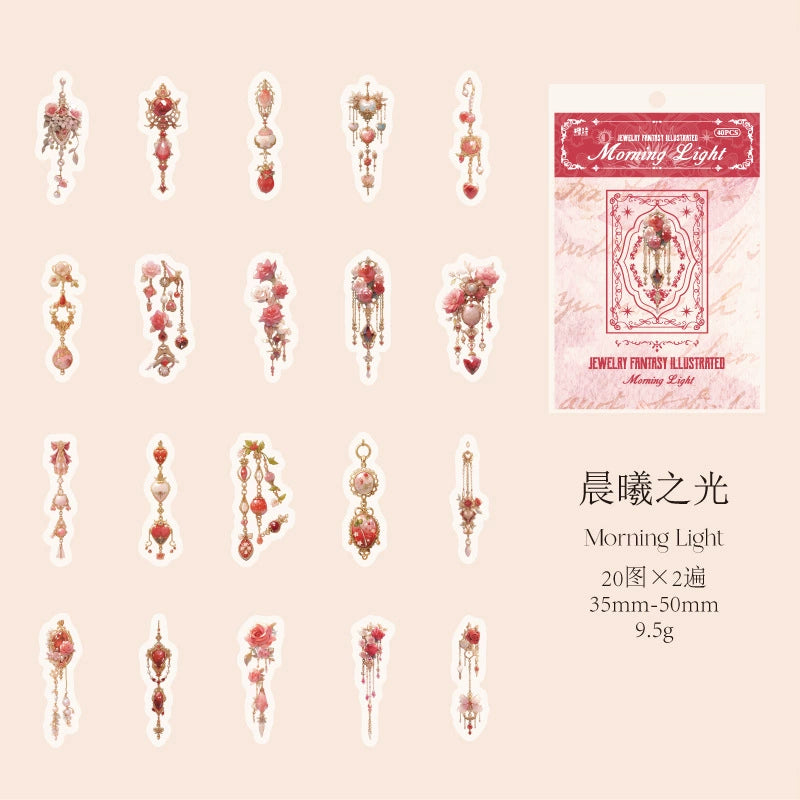 B2#02005 Jewelry Series Sticker