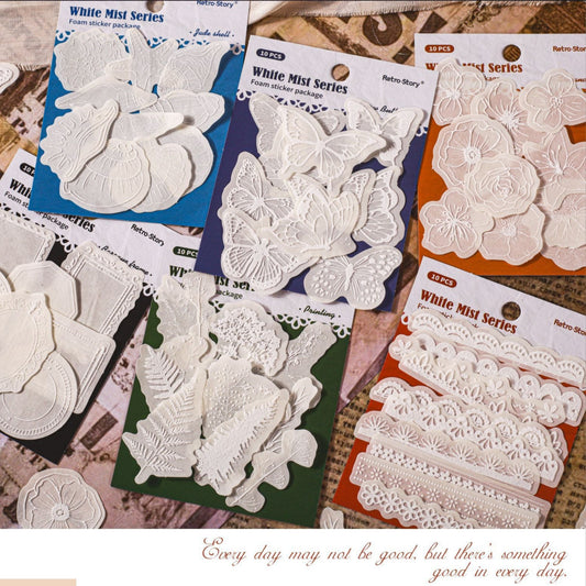 #02200 Mist Flower/Butterfly/Lace Series Sticker