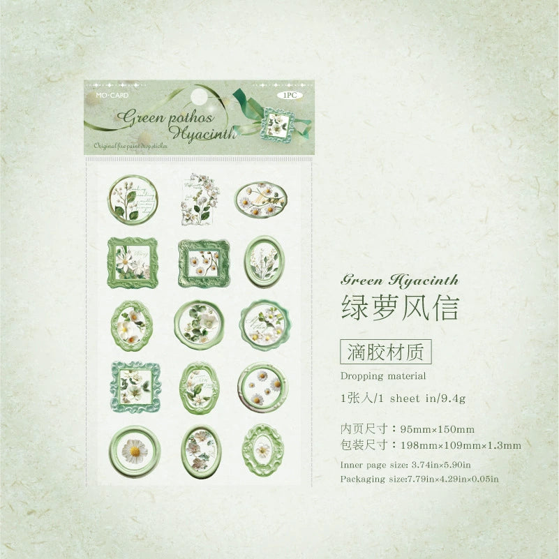 #20001 Fire Wax Stamp Series Sticker