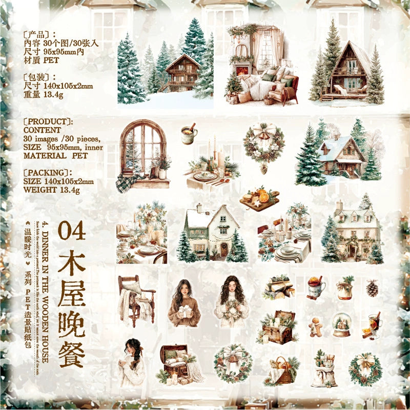 #20392 Warm Time Series Sticker