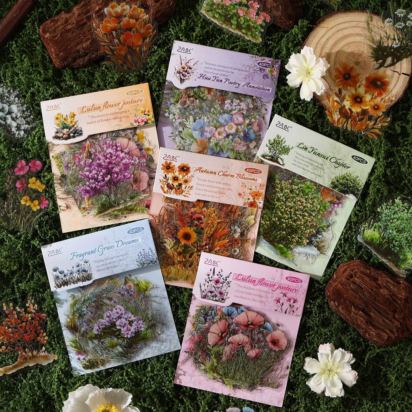 #02977 Flower Series Sticker