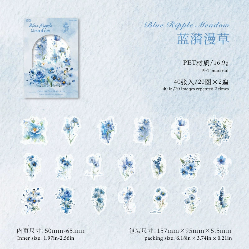 #02927 Mixed Flower Series Sticker