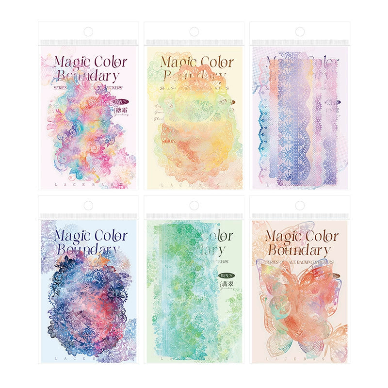 #02898 Shiny Lace Series Sticker