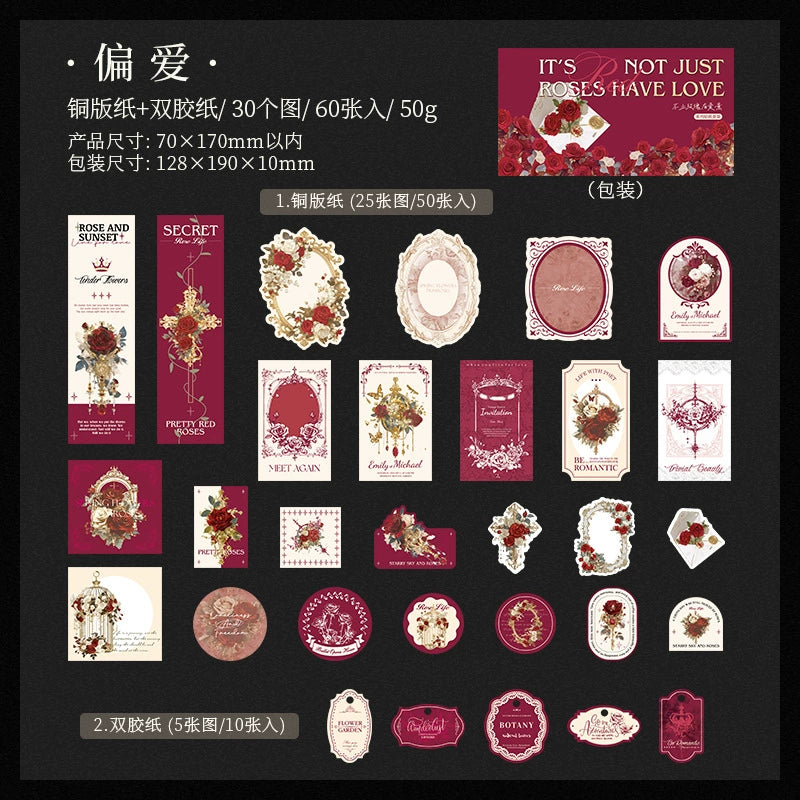 #02992 Rose Love Series Sticker