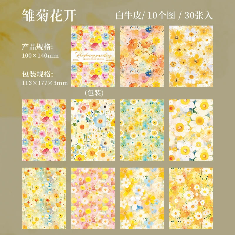 #02940 Flower Series Paper