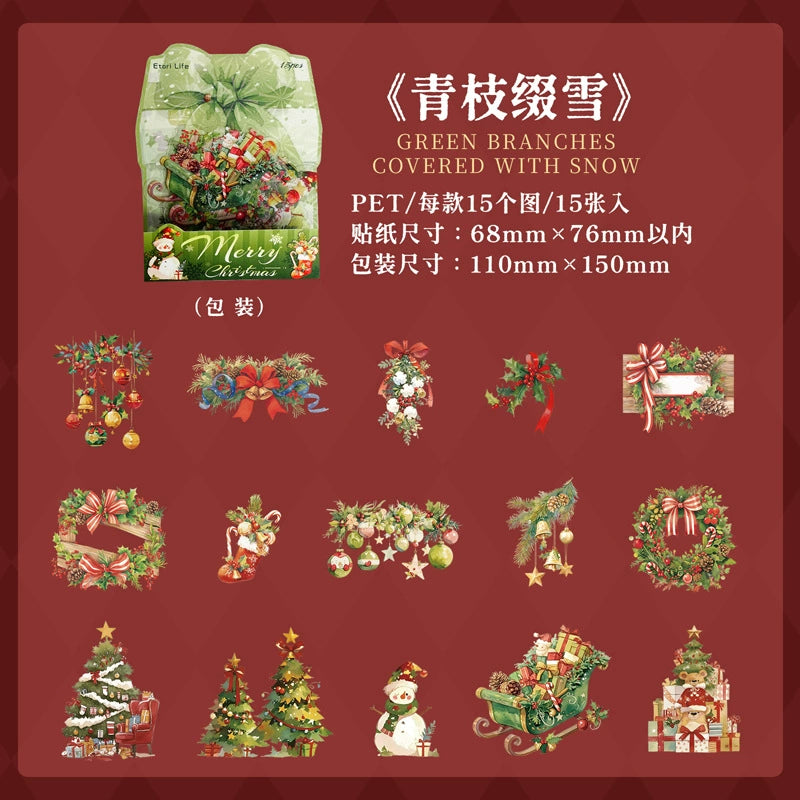 #20020 Christmas Decoration Series Sticker