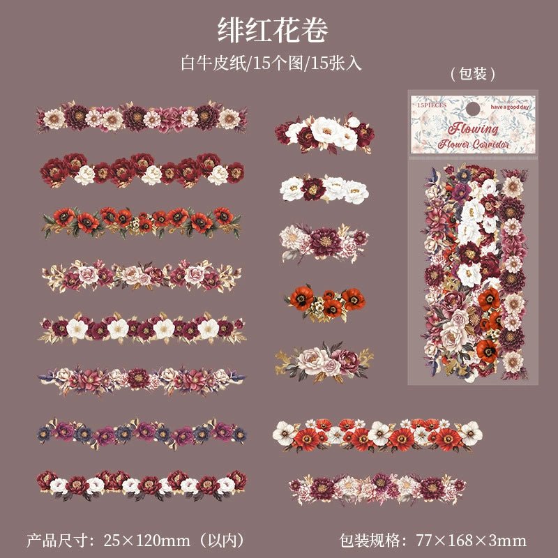 #20047 Flower Strip Series Sticker