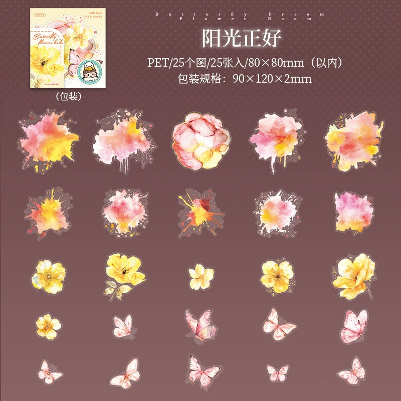 #02935 Washi color Theme Series Sticker