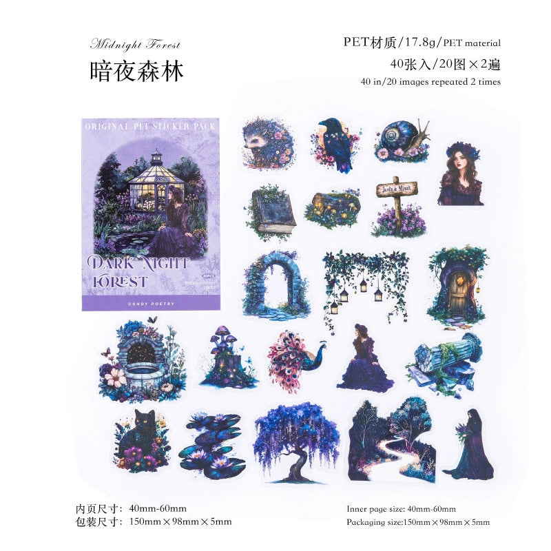#20131 Magic Forest Fairy Series Sticker