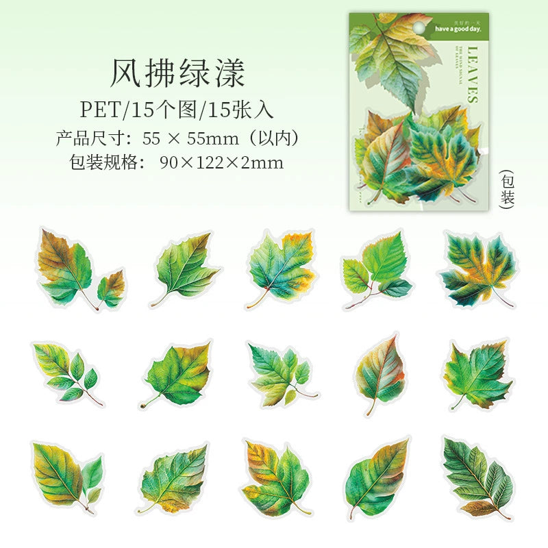 #20435 Four Season Leaf Series Sticker