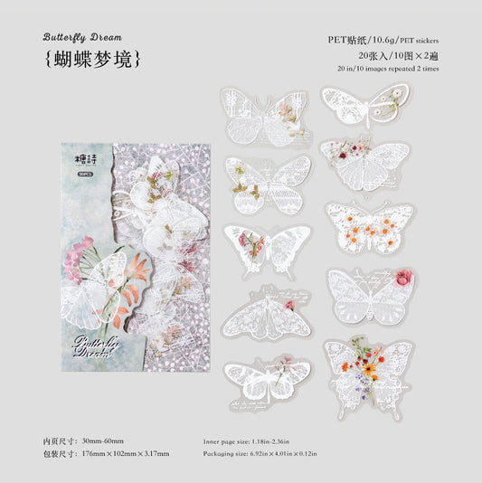 #20375 Lace Tag Series Sticker