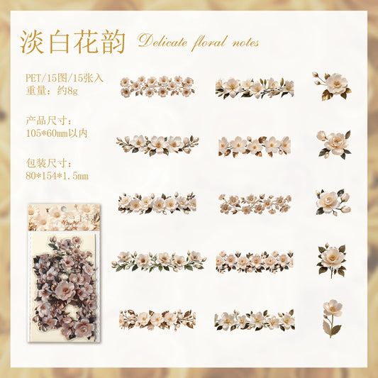 #20282 Flower Strip Series Sticker