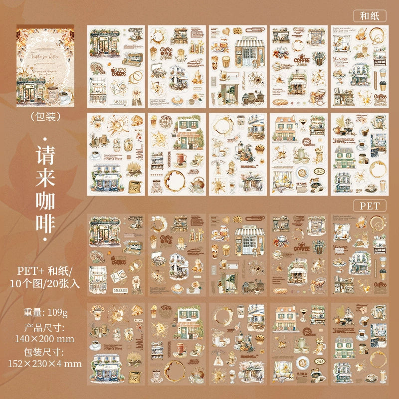 #20087 Autumn Live Series Sticker Book