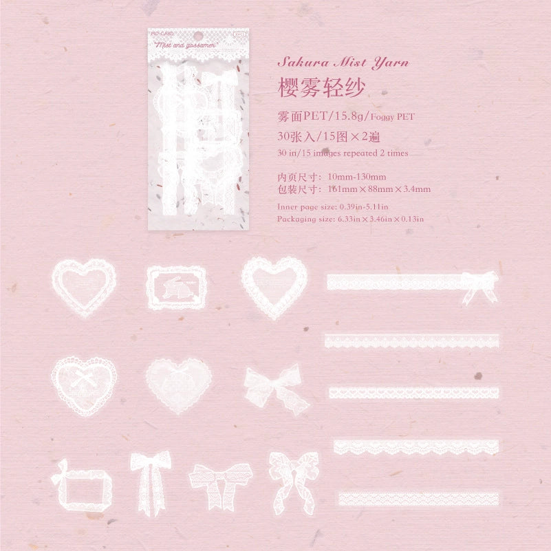 #20035 Lace Frame Series Sticker