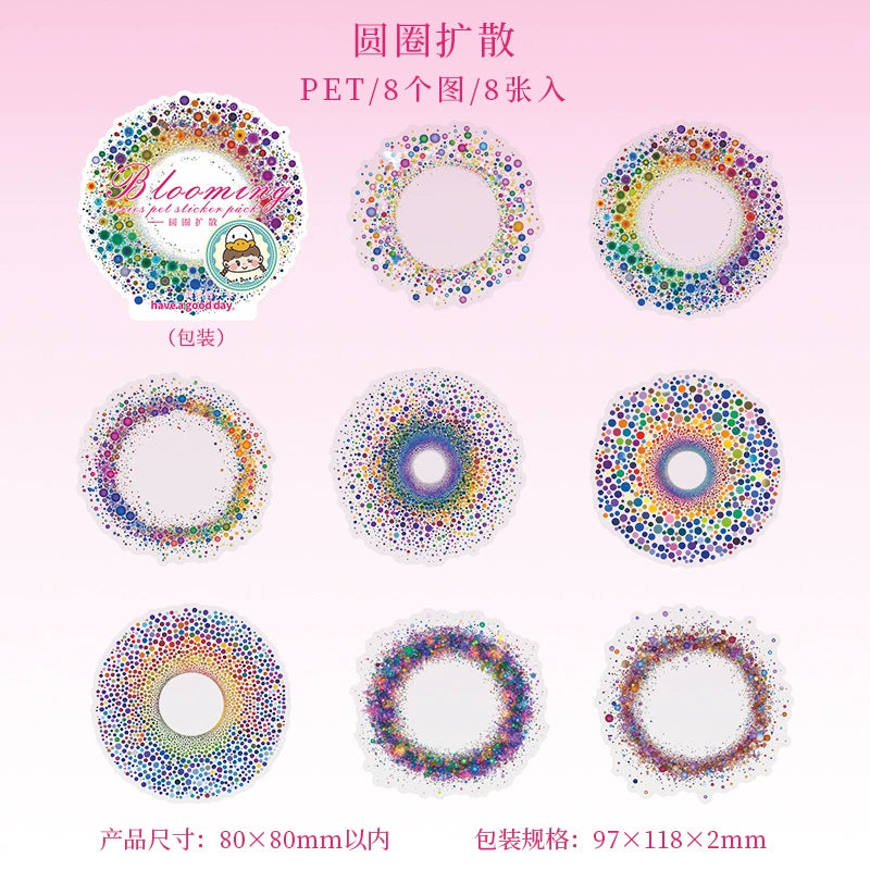 #02937 Washi Color Ring Series Sticker