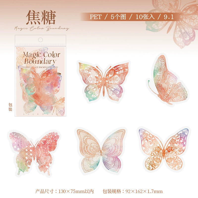 #02898 Shiny Lace Series Sticker