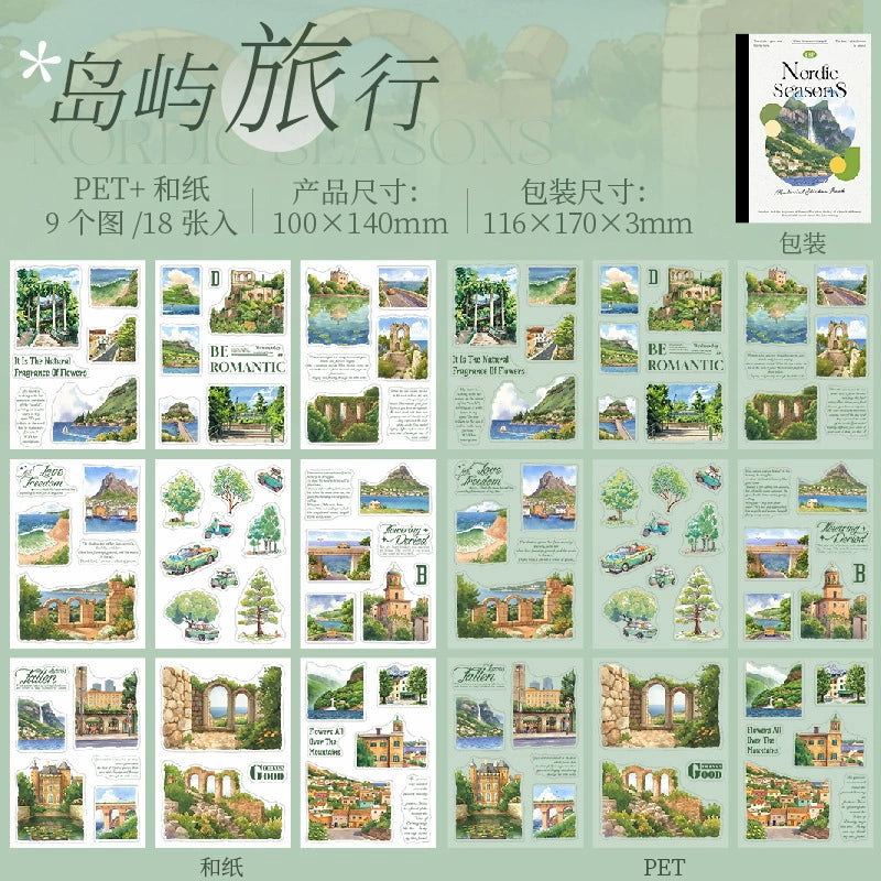 #02972 Nordic Seasons Series Sticker Book