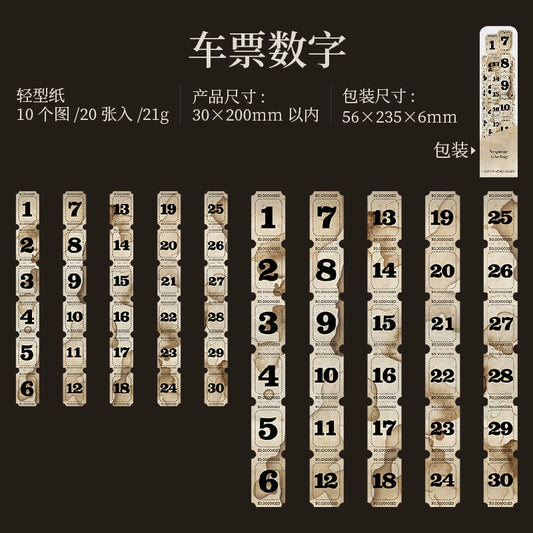 #20414 Sequenc Label Series Sticker