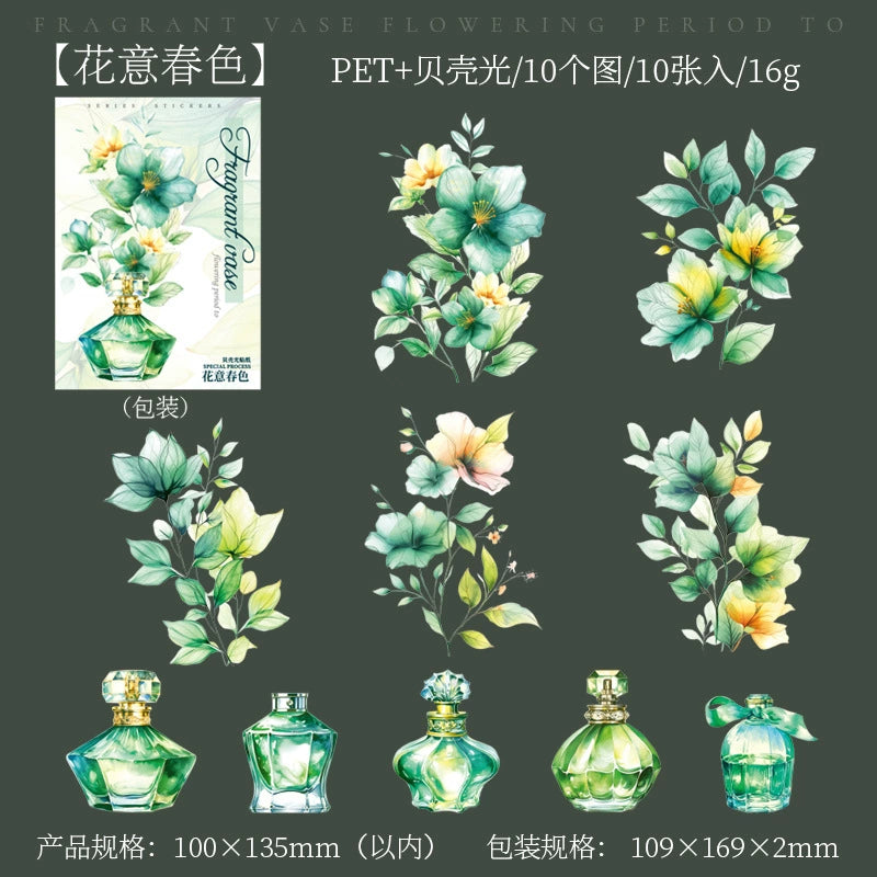#20273 Fragrant Vase Series Sticker