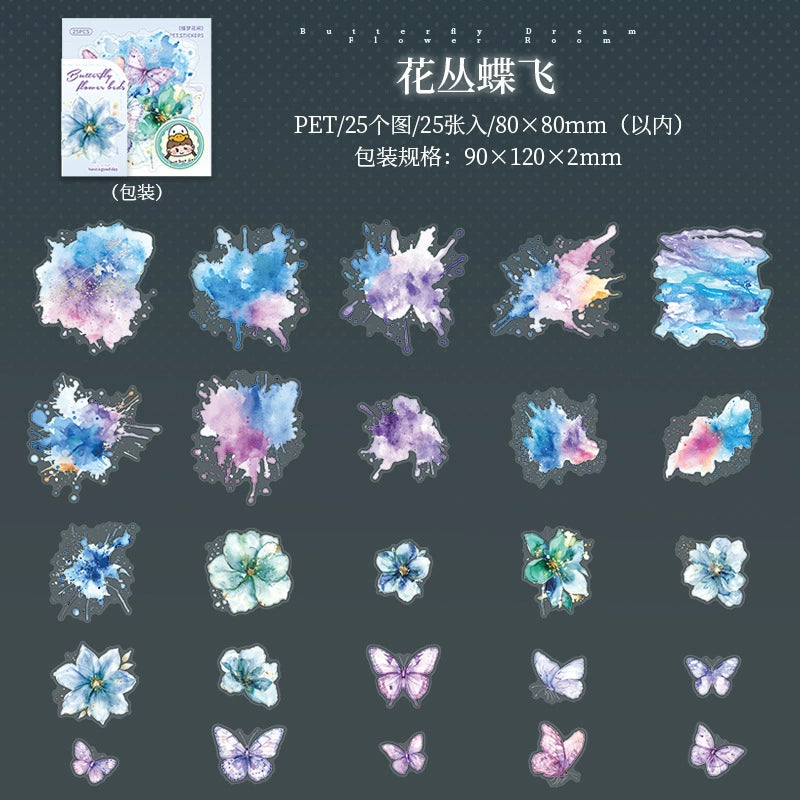 #02935 Washi color Theme Series Sticker