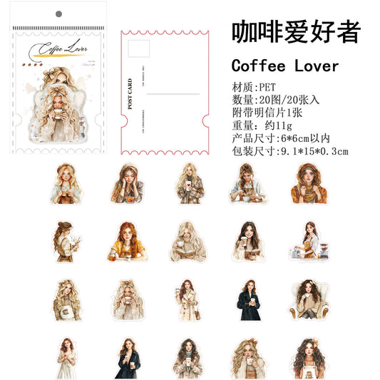 #02808 Beautiful Flower Series Sticker