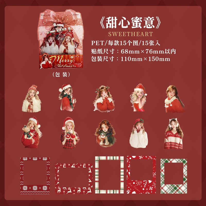 #20020 Christmas Decoration Series Sticker