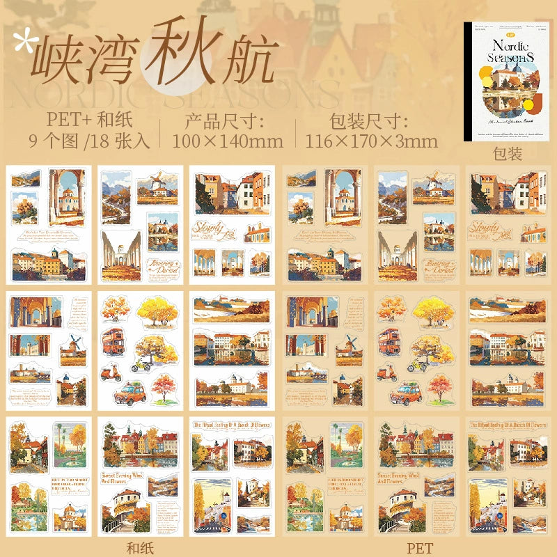 #02972 Nordic Seasons Series Sticker Book