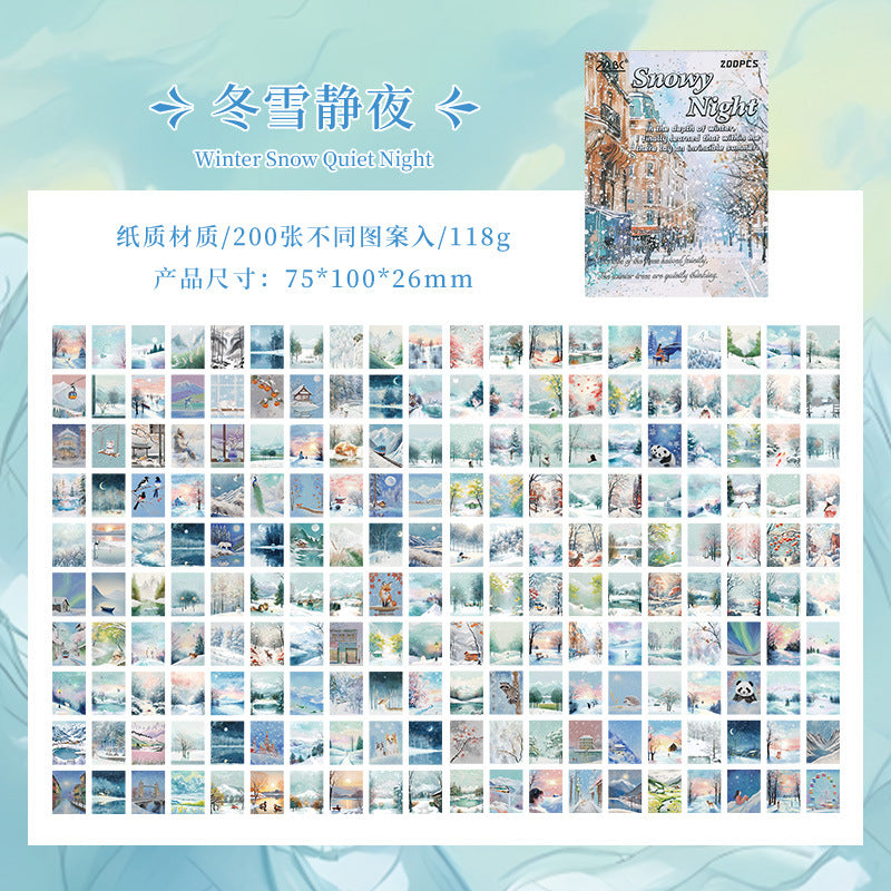 #02139 Four Seasons Series Material Paper
